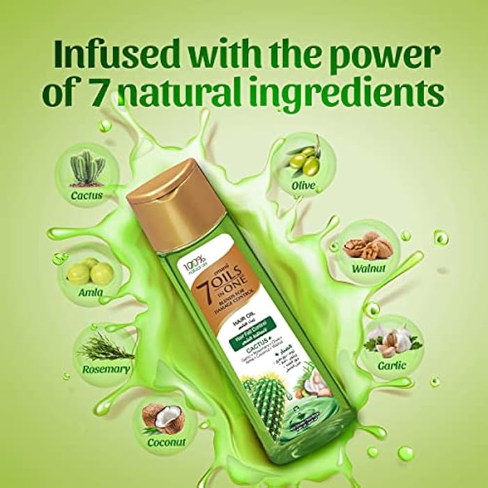 Emami 7 in 1 Cactus oil 200ml - Image 3